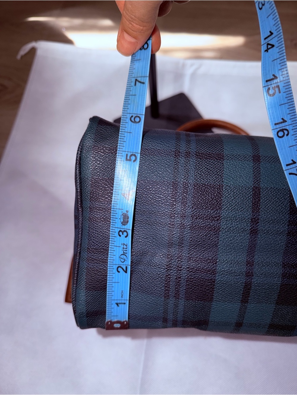 Ralph Lauren Tartan Boston purse - Picture 12 of 15